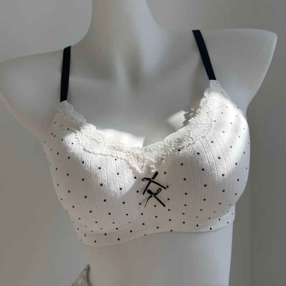 Floral Lace Seamless Push Up Bra For Women With Light Padding And Comfortable Support 0