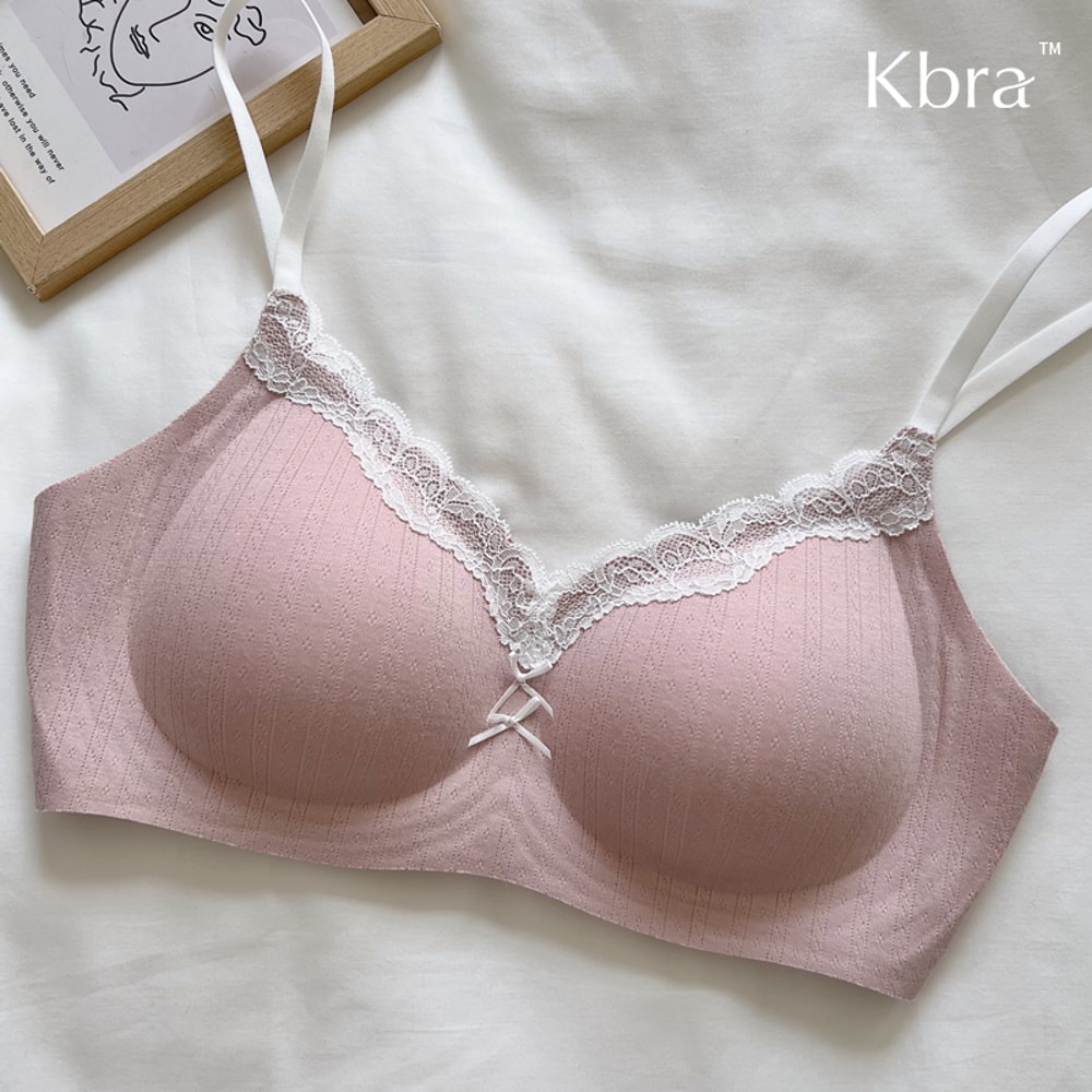 Floral Lace Seamless Push Up Bra For Women With Light Padding And Comfortable Support 2
