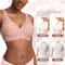 Deep V Jelly Lift Wireless Bra – Seamless Push Up Support Bra for Everyday Comfort