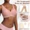 Deep V Jelly Lift Wireless Bra – Seamless Push Up Support Bra for Everyday Comfort