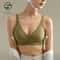 Seamless Wireless Push Up Bra for Women Soft Lift V Neck Bralette