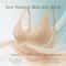 Seamless Wireless Push Up Bra for Women Soft Lift V Neck Bralette
