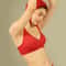 Seamless Wireless Push Up Bra for Women Soft Lift V Neck Bralette