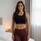 CurveFlex Front Zip Longline Sports Bra Tank For Plus Size Women 2