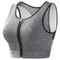 CurveFlex Front Zip Longline Sports Bra Tank For Plus Size Women 8