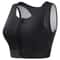 CurveFlex Front Zip Longline Sports Bra Tank For Plus Size Women 9