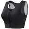 CurveFlex Front Zip Longline Sports Bra Tank For Plus Size Women 9