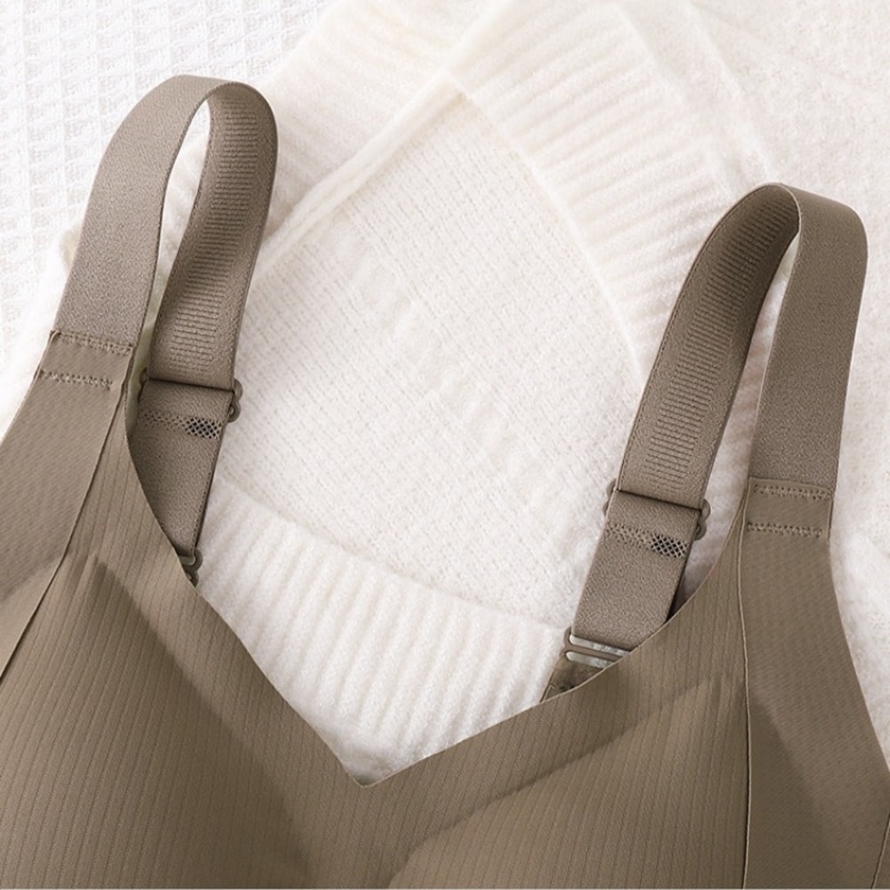 Seamless Push Up Comfort Bra for Women Plus Size Wireless Support Bralette