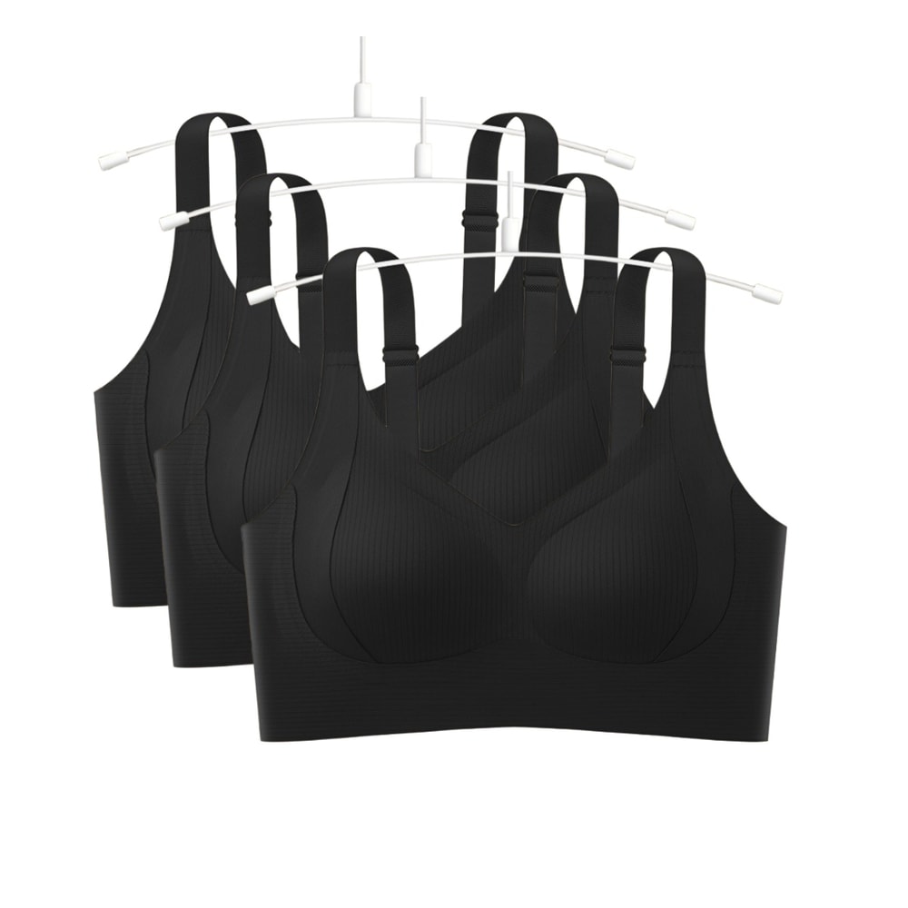 Seamless Push Up Comfort Bra for Women Plus Size Wireless Support Bralette