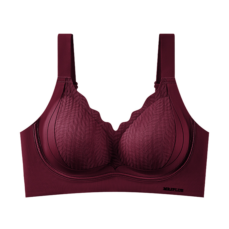 FallSweet Seamless Wireless Push Up Bra For Women Plus Size Soft Support Bralette 6