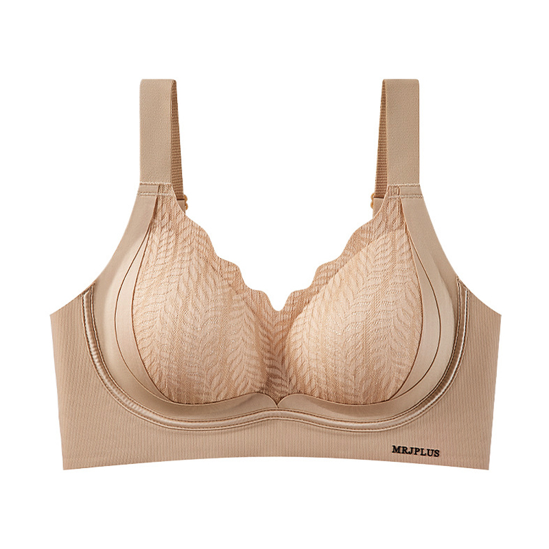 FallSweet Seamless Wireless Push Up Bra For Women Plus Size Soft Support Bralette 8