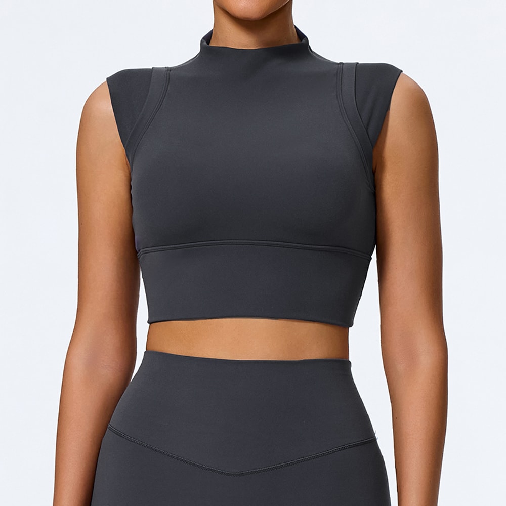 FlexLift High Impact Sports Bra For Women Push Up Yoga Crop Top With Shockproof Support 9