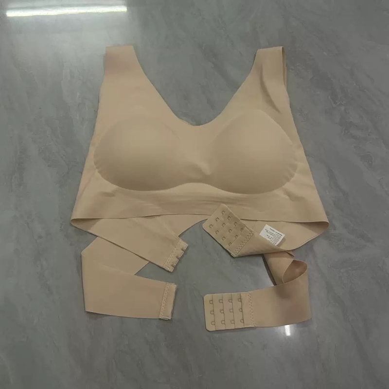 LiftEase Posture Support Bra Seamless Front Closure Push Up Sports Bra 6