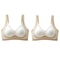 ComfortLift Wireless Push Up Bra for Women Seamless Side Support Plus Size Comfort Bra