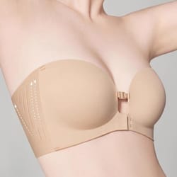 invisiblelift front closure strapless push up bra