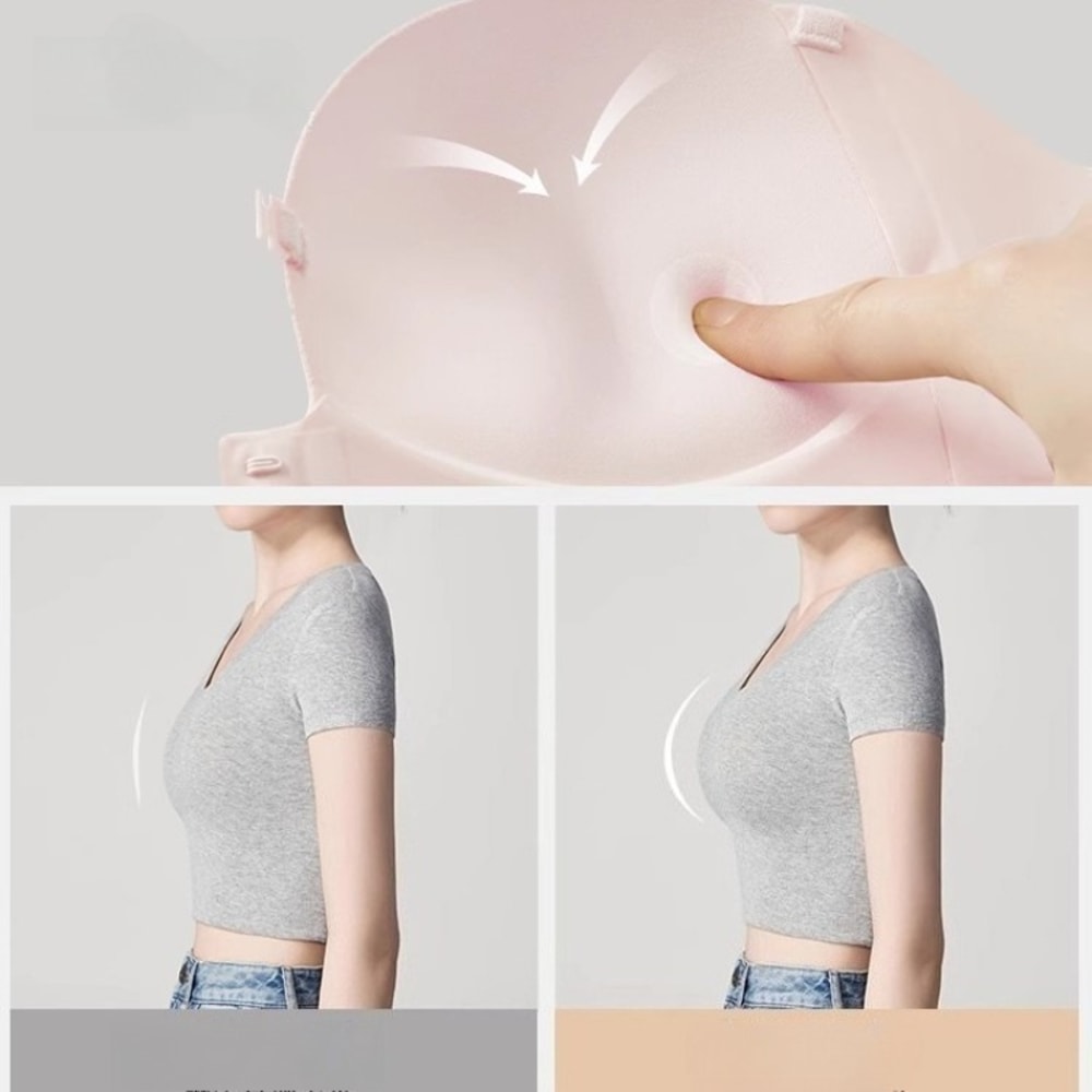 InvisibleLift Front Closure Strapless Push Up Bra