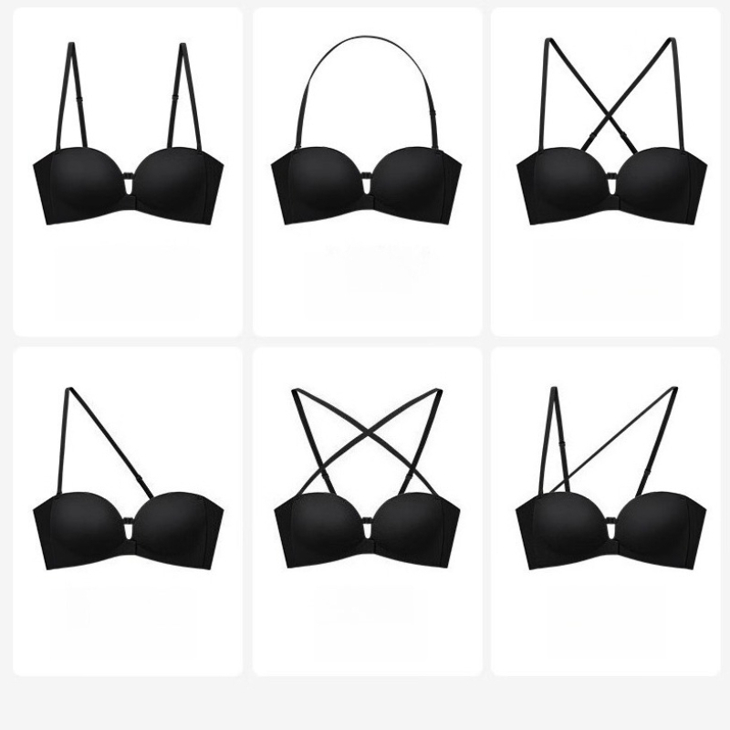 InvisibleLift Front Closure Strapless Push Up Bra