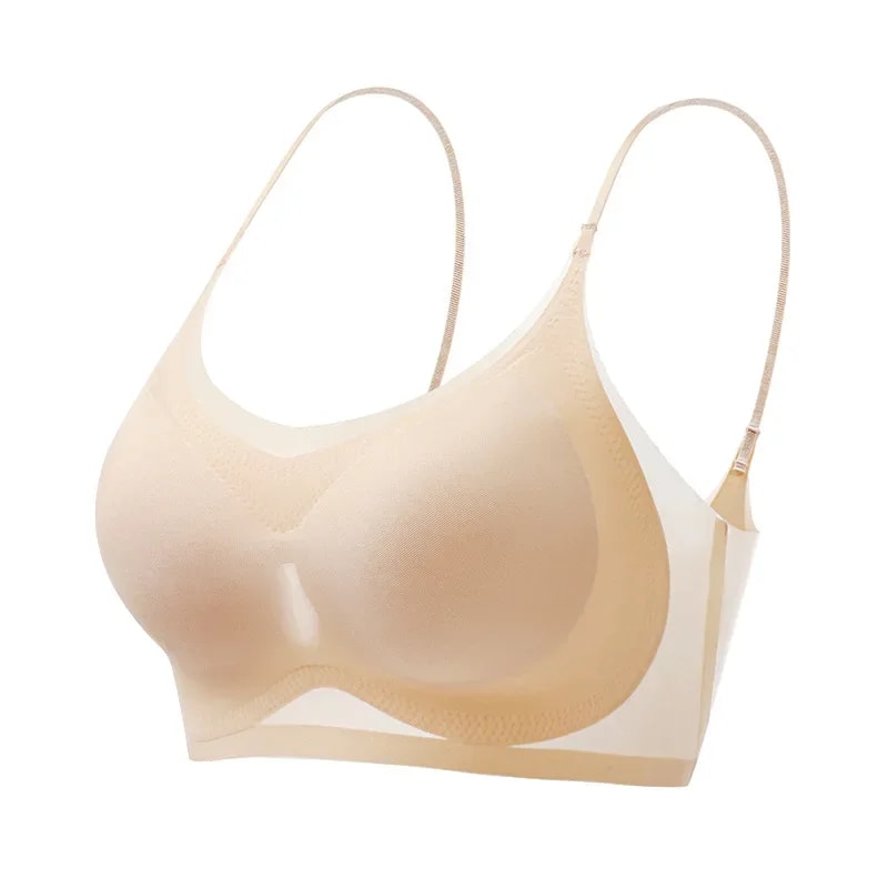 SilkAir Invisible Comfort Bra – Seamless Bra with Breathable Ice Silk Support