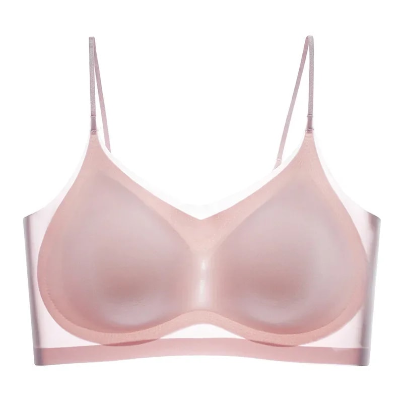 SilkAir Invisible Comfort Bra – Seamless Bra with Breathable Ice Silk Support