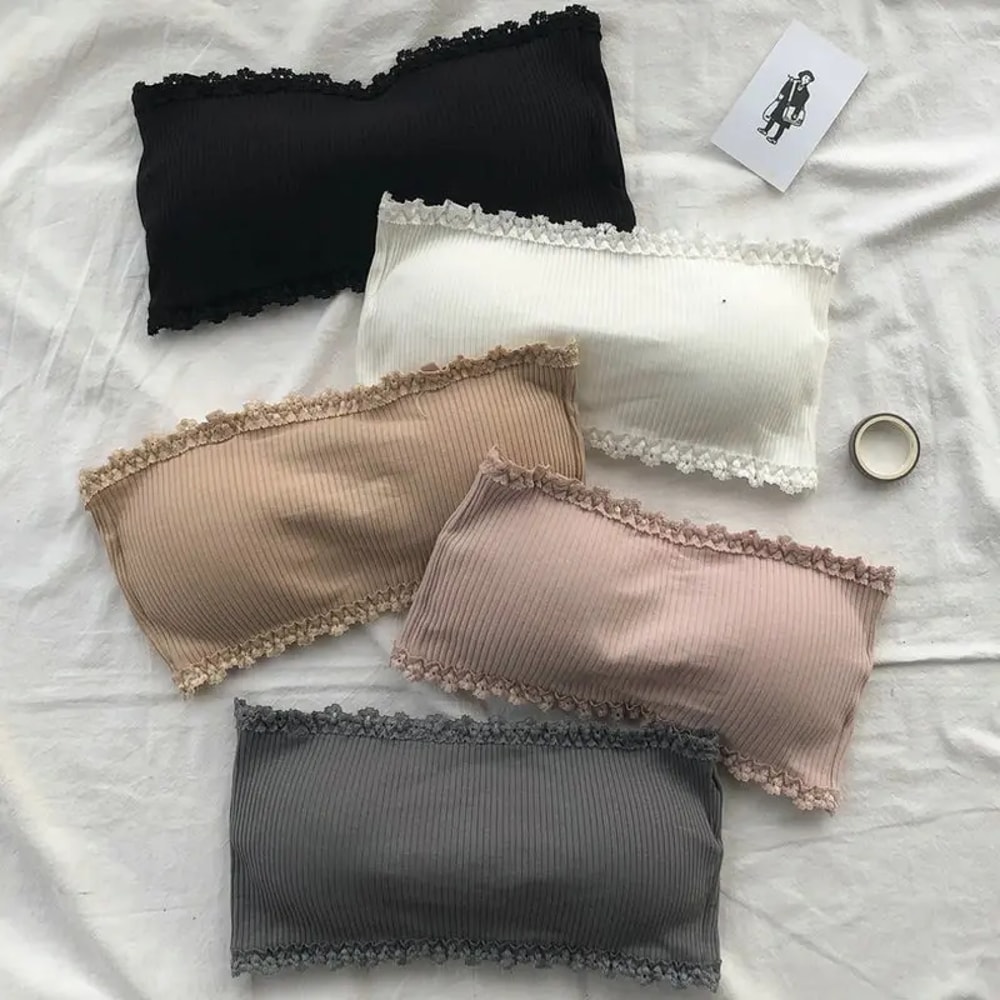 LaceLift Seamless Strapless Bra Top for Women