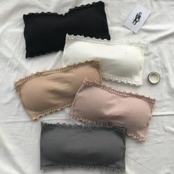 lacelift seamless strapless bra top for women