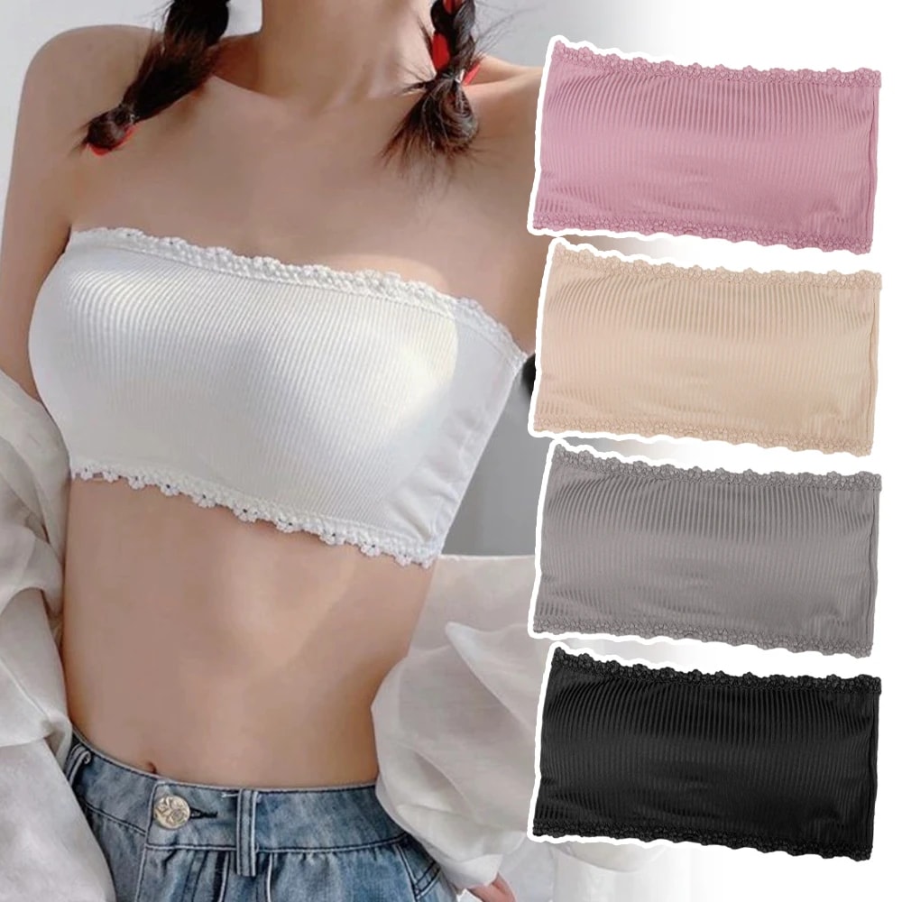 LaceLift Seamless Strapless Bra Top for Women
