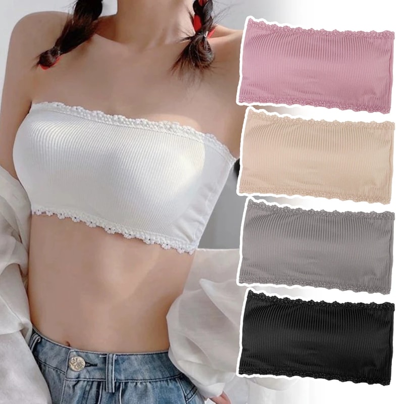 LaceLift Seamless Strapless Bra Top for Women