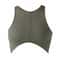 Mermaid Curve High Neck Cutout Crop Top For Women Bodycon Workout Crop Top Party Tank 7