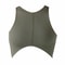 Mermaid Curve High Neck Cutout Crop Top For Women Bodycon Workout Crop Top Party Tank 7