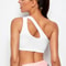 One-Shoulder Push Up Sports Bra for Yoga, Running & Fitness