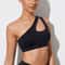 One-Shoulder Push Up Sports Bra for Yoga, Running & Fitness