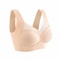 Plus Size Seamless Backless Bralette Support Bra with Anti Sag Comfort