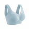 Plus Size Seamless Backless Bralette Support Bra with Anti Sag Comfort