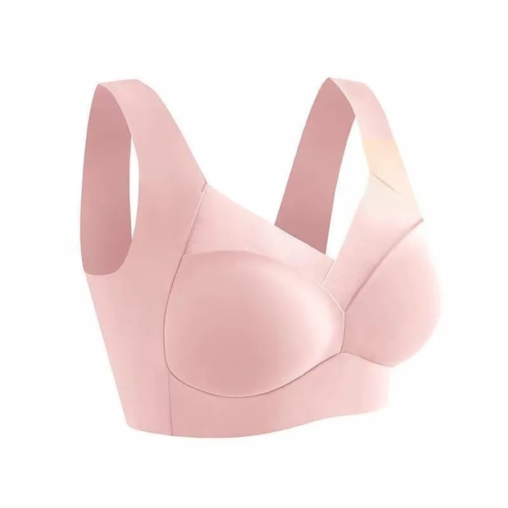 Plus Size Seamless Backless Bralette Support Bra with Anti Sag Comfort