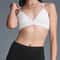 Naked Feel Strappy Sports Bra for Women – Criss Cross Back Padded Yoga Workout Bra