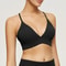 Naked Feel Strappy Sports Bra for Women – Criss Cross Back Padded Yoga Workout Bra