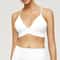 Naked Feel Strappy Sports Bra for Women – Criss Cross Back Padded Yoga Workout Bra