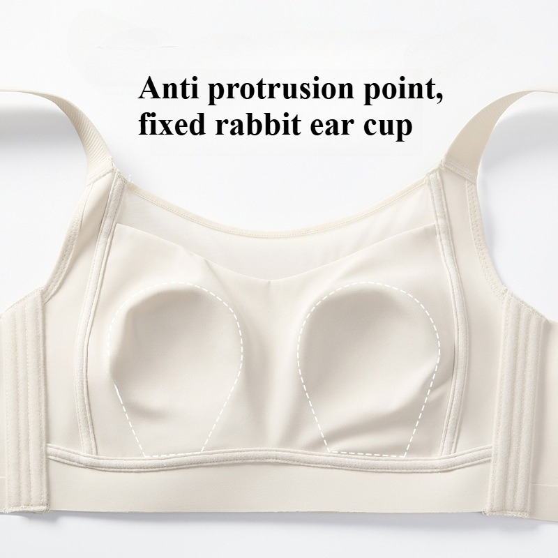 Wireless Full Coverage Strapless Minimizer Bra with Side Control Support