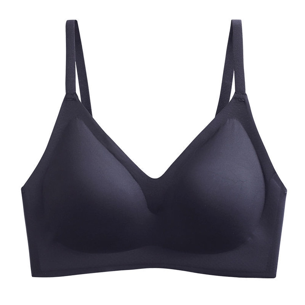 Cooling Ice Silk Seamless Bra Push Up Comfort Underwear For Women 6