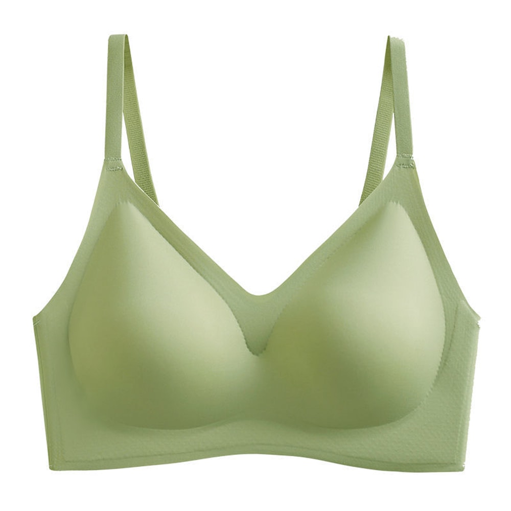 Cooling Ice Silk Seamless Bra Push Up Comfort Underwear For Women 9