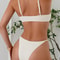Riviera Chic Ribbed Bikini Set With Metal Ring Detail And High Cut Bottom 1