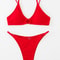 Riviera Chic Ribbed Bikini Set With Metal Ring Detail And High Cut Bottom 5