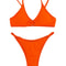 Riviera Chic Ribbed Bikini Set With Metal Ring Detail And High Cut Bottom 6