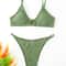 Riviera Chic Ribbed Bikini Set With Metal Ring Detail And High Cut Bottom 7