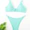 Riviera Chic Ribbed Bikini Set With Metal Ring Detail And High Cut Bottom 8