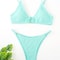 Riviera Chic Ribbed Bikini Set With Metal Ring Detail And High Cut Bottom 8