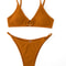 Riviera Chic Ribbed Bikini Set With Metal Ring Detail And High Cut Bottom 9