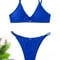Riviera Chic Ribbed Bikini Set With Metal Ring Detail And High Cut Bottom 11