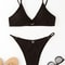 Riviera Chic Ribbed Bikini Set With Metal Ring Detail And High Cut Bottom 12