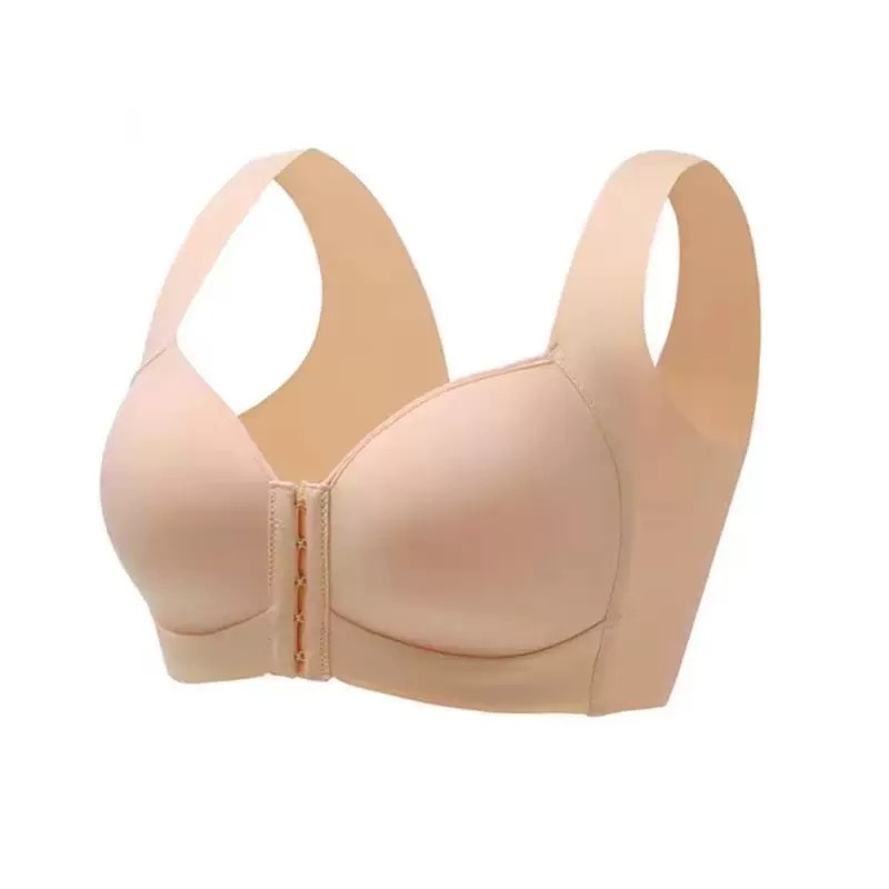 Seamless Front Button Bra Vest for Large Sizes – Comfortable All-Day Support